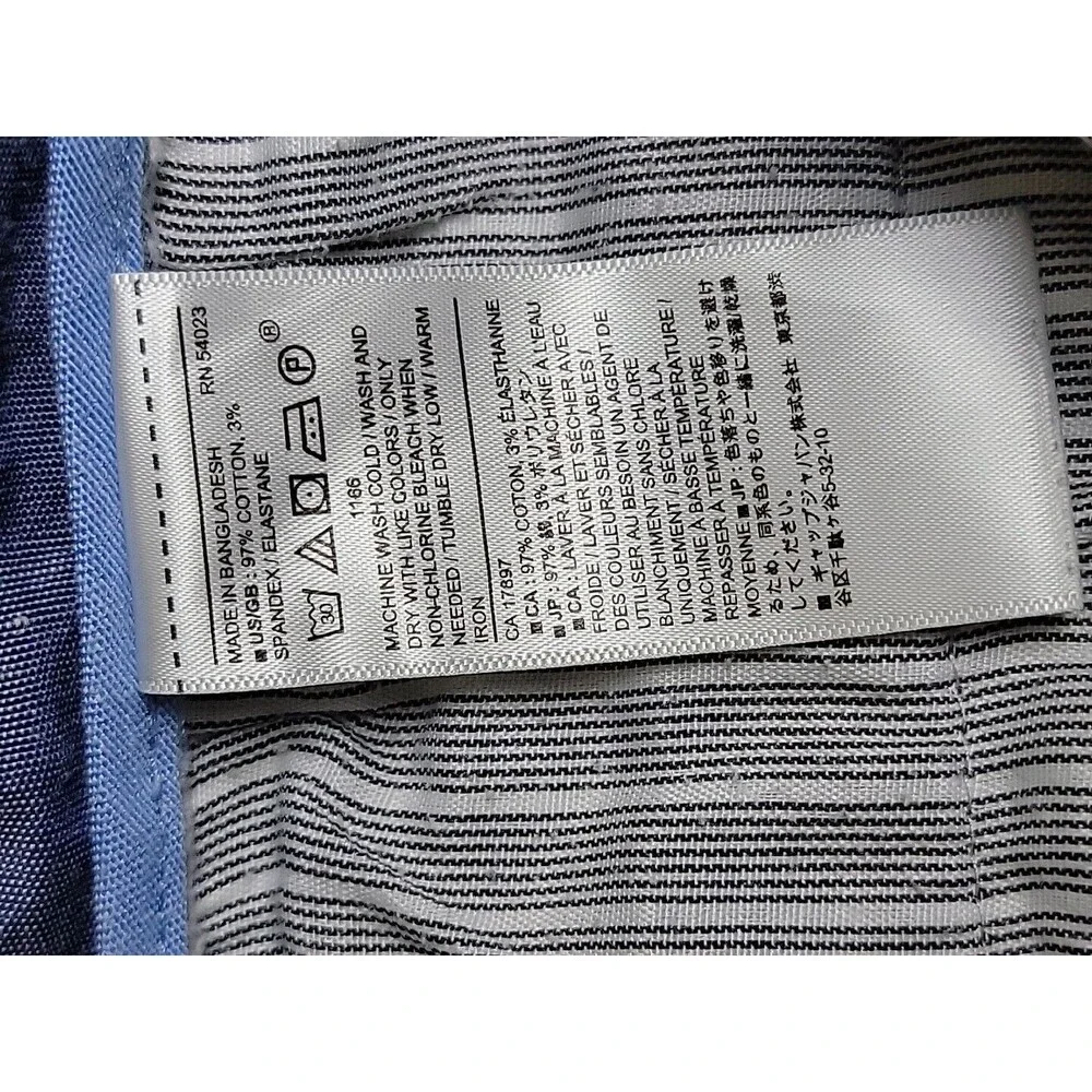 Banana Republic‎ Pants Mens 30x30 Rapid Chinos Charcoal Gray Flat Stretch Preppy